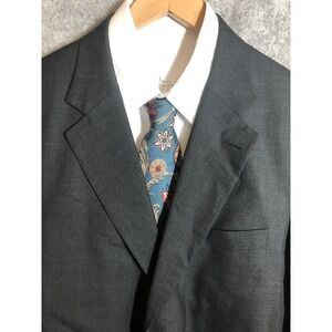 The Andover Shop Blazer Mens 46R Black Suit Coat Jacket Business Casual Classic